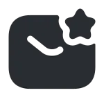 Sms Star SVG Icon